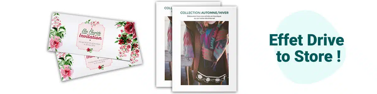 Mailing postal publicitaire - effet drive to store - edilink - partenaire courrier marketing