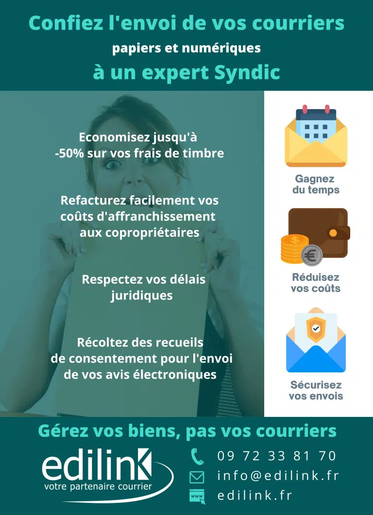 l'externalisation du courrier des syndics : avis d'expert - publicité et affiche - Gérez vos biens pas vos courriers avec nous et bénéficiez de nombreux avantages