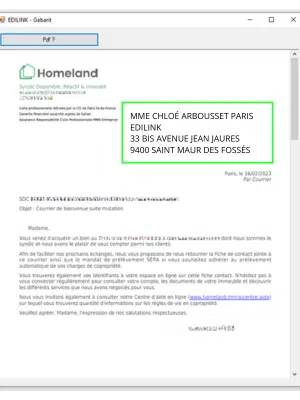 courrier industriel premium - cahier des charges la poste - utilitaire - porte adresse