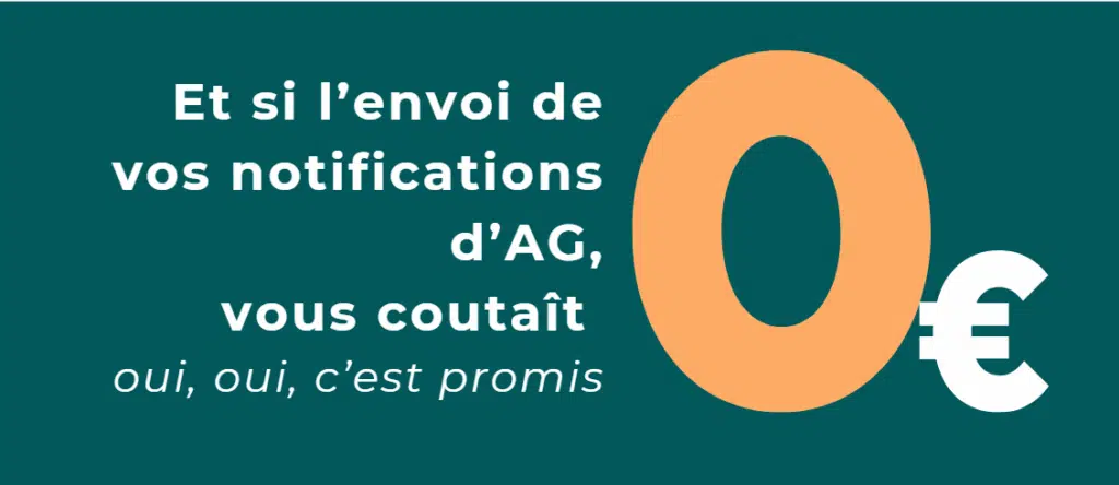 Et si l'envoi de vos notifications d'AG vous coutait vraiment 0€ - Edilink